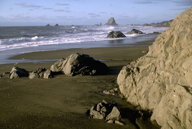 photo of sea stacks, Marli Miller