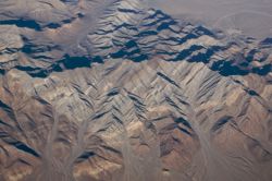 tilted fault block, Nevada