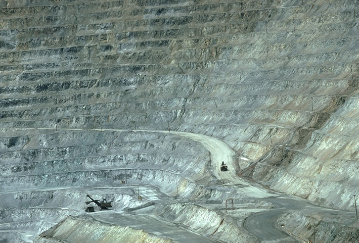 OpenPit mining at Bingham Pit Utah