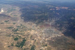 Cedar City, UT and eastern edge of Basin and Range