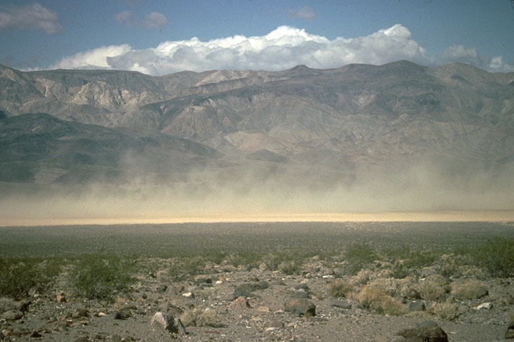 photo of dust storm