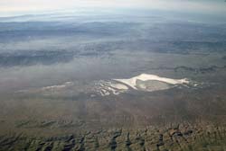 View of San Andreas fault to Soda Lake