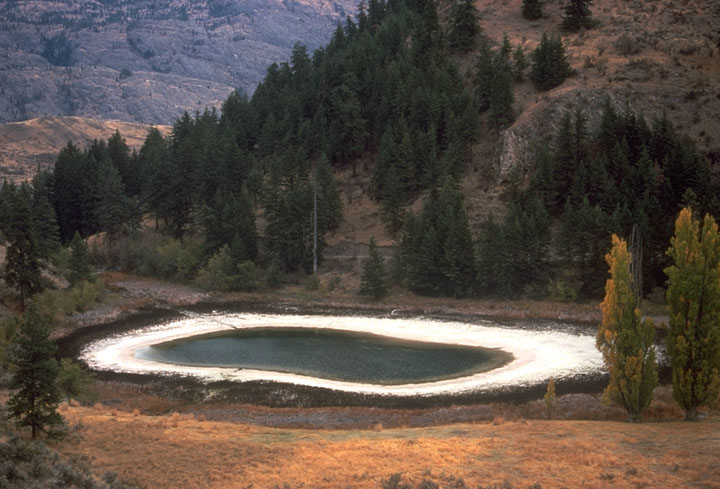 evaporating lake