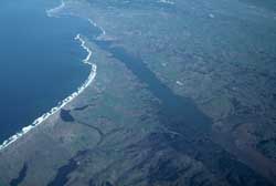 Aerial view of SAF at Pt. Reyes