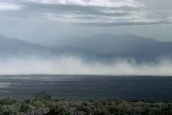 Dust storm on playa